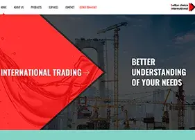 Better Choice 4 Trade website design thumbnail